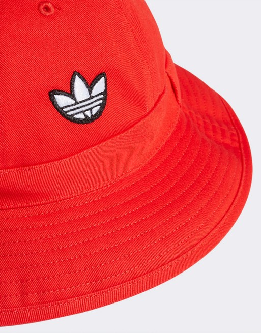 adidas red bucket hat
